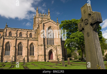 Dunfermline Abbey, Dunfermline, Fife, Schottland, Vereinigtes Königreich, Europa Stockfoto