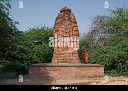 Sachiya Mata Tempel, Osian, in der Nähe von Jodhpur, Rajasathan, Indien Stockfoto