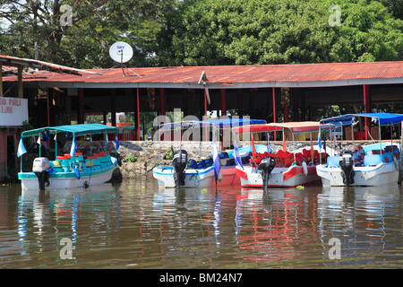 Ausflugsboote, Nicaragua-See, See Cocibolca, Lago De Nicaragua, Granada, Nicaragua, Mittelamerika Stockfoto