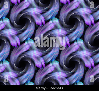 Grafischen Hintergrund mit geometrischen Mustern und weiche Farbverläufe Stockfoto