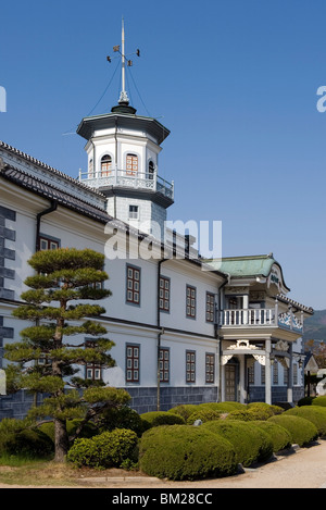 Ehemalige Taisha Zeitraum Kaichi Schule, als eine nationale wichtiges kulturelles Eigentum in Matsumoto, Japan Stockfoto