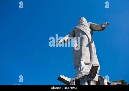 Statue von Jesus Christus, Park Naciones Unidas El Pichacho (UN-Park), Tegucigalpa, Honduras Stockfoto