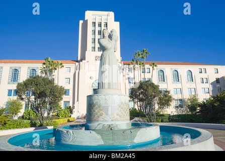 Statue im County Administration Building, San Diego, Kalifornien, USA Stockfoto