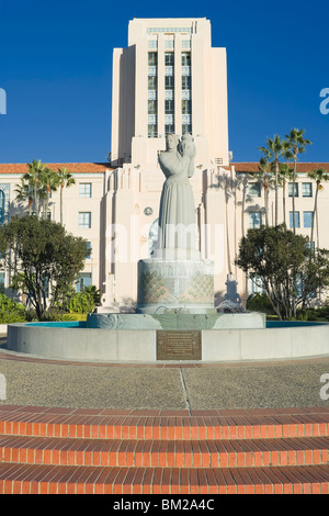 Statue im County Administration Building, San Diego, Kalifornien, USA Stockfoto