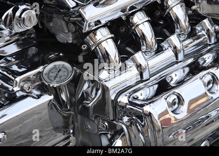 Motorrad hautnah. Stockfoto