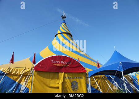 Cirque du Soleil Tapis Rouge (roter Teppich) Zelt Stockfoto