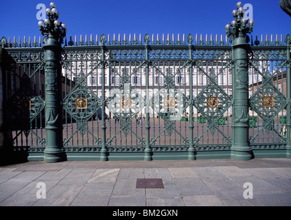 Tor, Palazzo Reale, Turin, Piemont, Italien Stockfoto