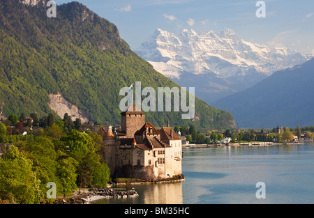 Chateau de Chillon, Schweiz Stockfoto