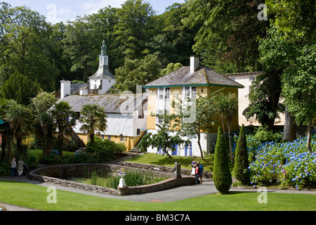 Portmeirion Dorf Gwynedd North Wales UK Stockfoto