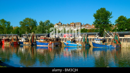 Fluss Rother, Angeln Flotte Simmons Quay (Schuss auf eine Hasselblad H3DII-50, Herstellung von 140 MB + TIFF-Datei, falls erforderlich) Stockfoto