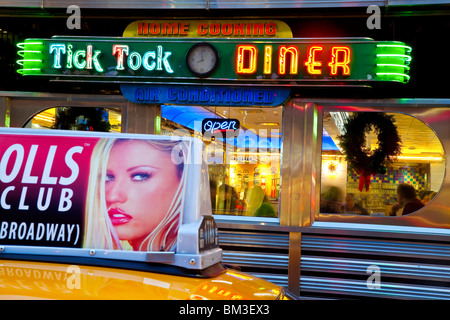 Vereinigte Staaten von Amerika, New York, New York City Diner in Midtown Manhattan Stockfoto