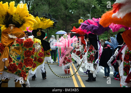 Cinco De Mayo-Parade in New York am Central Park West Stockfoto