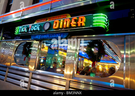 Vereinigte Staaten von Amerika, New York, New York City Diner in Midtown Manhattan Stockfoto