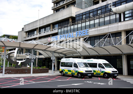 Die Royal Free Hospital, Pond Street, Hampstead, London Borough of Camden, Greater London, England, Vereinigtes Königreich Stockfoto