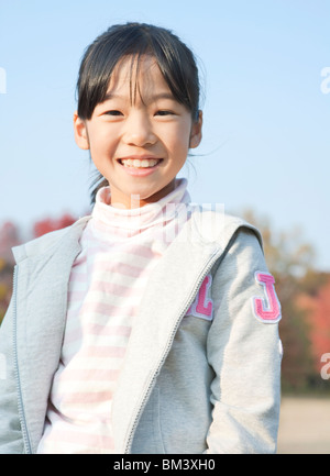 Portrait von Mädchen Stockfoto