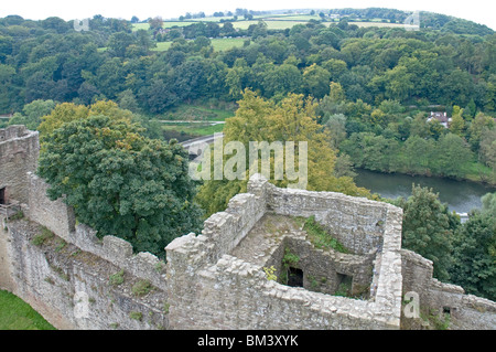 Ludlow Castle in Shropshire Stockfoto