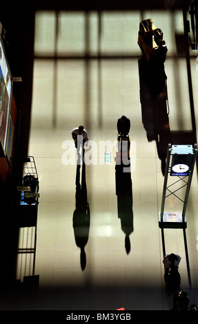 Touristen hohe Betrachtungswinkel Stockfoto