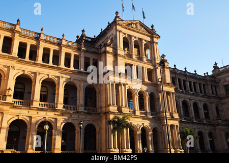 Das Finanzministerium Gebäude, das Conrad Treasury Casino. Brisbane, Queensland, Australien Stockfoto