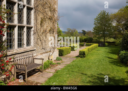 UK, Herefordshire, viel Marcle, The Hellens, historische Land Manor Hausgarten Stockfoto