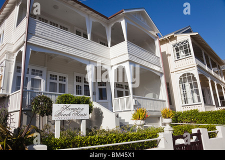 Strandhaus in der Waterfront District von Devenport. Auckland, Nordinsel, Neuseeland Stockfoto