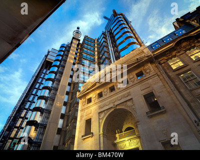 Gebäude der Londoner City, Lloyds (Schuss auf eine Hasselblad H3DII-50, Herstellung von 140 MB + TIFF-Datei, falls erforderlich) Stockfoto