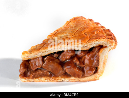 Stück Steak pie Stockfoto