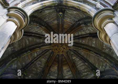 "Die Cavendish Memorial Fountain" Dach Detail, in der Nähe von "Bolton Abbey". Stockfoto