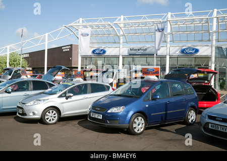 Gebrauchten Ford Autos für Verkauf, Marschälle Ford, Marschälle Auto Dealership, Cambridge, Großbritannien Stockfoto