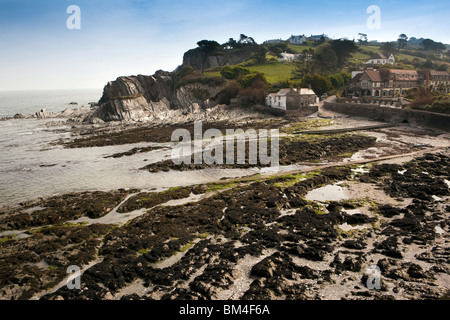 Großbritannien, England, Devon, Ilfracombe, Lee Bucht, mit Blick auf Shag Point Stockfoto