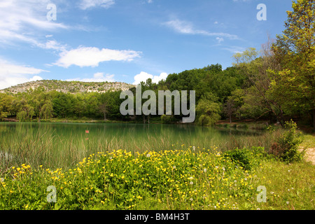 Lago Sinizzo Ne San Demetrio Vestini (AQ) Stockfoto