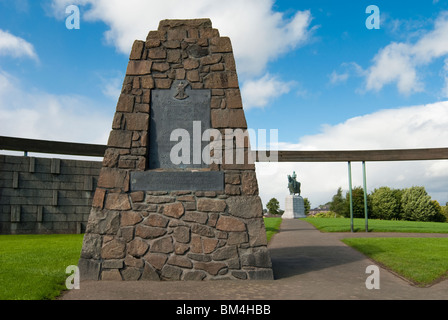 Die Schlacht von Bannockburn Memorial Stockfoto