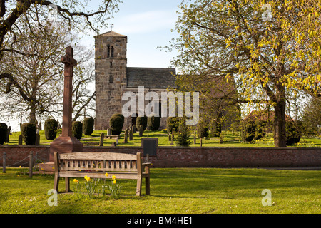 St. Johannes Kirche in Kirk Hammerton, North Yorkshire. Stockfoto