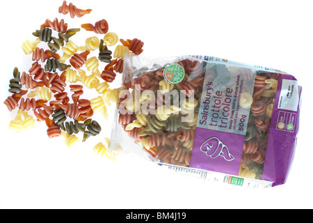 500g Beutel von Sainsbury's Trottole Tricolore Stockfoto