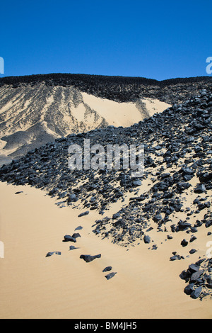 Schwarze Wüste, libysche Wüste, Ägypten Stockfoto