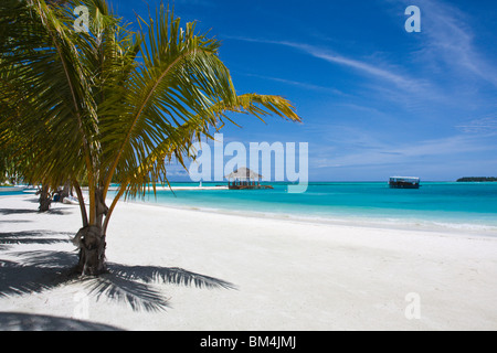 Strand der Malediven Insel Kandooma, Süd Male Atoll, Malediven Stockfoto