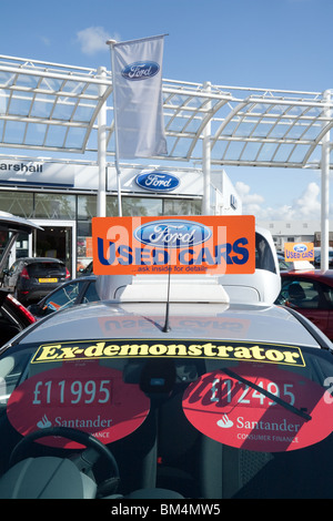 Gebrauchten Ford Autos für Verkauf, Marschälle Ford, Marschälle Auto Dealership, Cambridge, Großbritannien Stockfoto