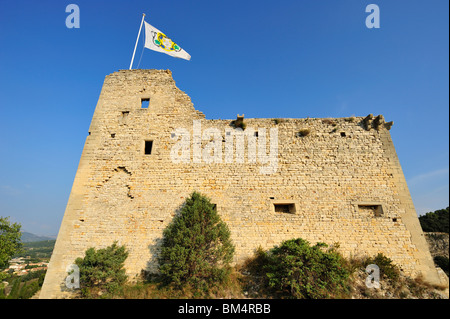 Burg, Vaison-la-Romaine, Vaucluse, Frankreich Stockfoto