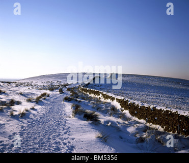 Winter-Szene Handley Lyme in der Nähe von Lyme Park Cheshire England Stockfoto