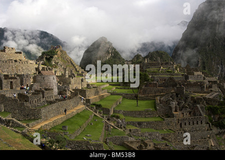 Machu Picchu, alten Inka Lost City, Peru, Süd-Amerika Stockfoto
