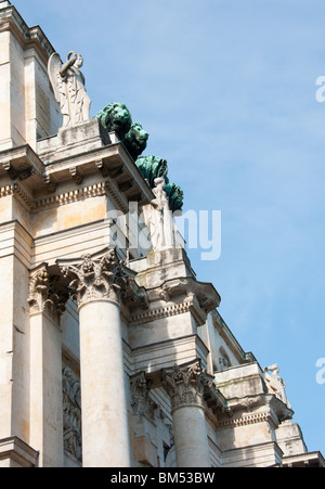 Siegestor (Triumphbogen), München. Deutschland. Stockfoto