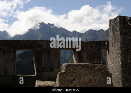 Tempel der drei Fenster, [Machu Picchu], Peru, "Südamerika" Stockfoto