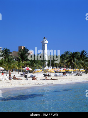 Nordstrand, Punta Norte, Isla Mujeres, Yucatán Halbinsel, Bundesstaat Quintana Roo, Mexiko Stockfoto