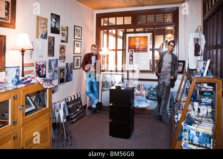Raum für James Dean gedreht Erinnerungsstücke im Hotel El Paisano wo Riese war Marfa Texas USA Stockfoto