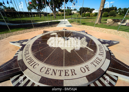 Belle Fourche, South Dakota, SD, geografischen geografische Zentrum Zentrum des Landes. Vereinigte Staaten Vereinigte Staaten von Amerika USA-USA. Stockfoto