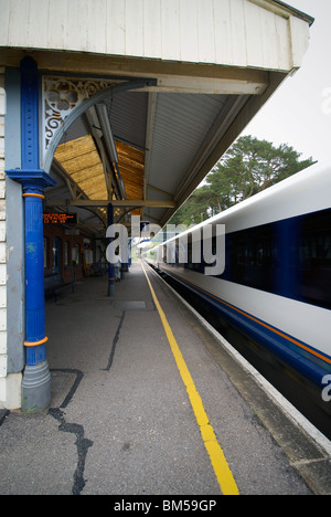 Sway New Forest Hampshire UK Bahnhof Stockfoto