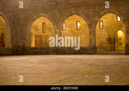 Innenansicht des Palastes von Duques de Braganca, in Guimaraes, Portugal, Norden des Landes. Europäische Hauptstadt der Kultur 2012 Stockfoto