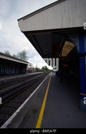 Sway New Forest Hampshire UK Bahnhof Stockfoto