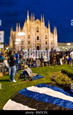 Scudetto Feier Inter, Domplatz, Mailand, Italien, 16.05.2010 Stockfoto