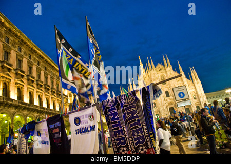 Scudetto Feier Inter, Domplatz, Mailand, Italien, 16.05.2010 Stockfoto