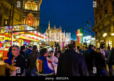 Scudetto Feier Inter, Domplatz, Mailand, Italien, 16.05.2010 Stockfoto